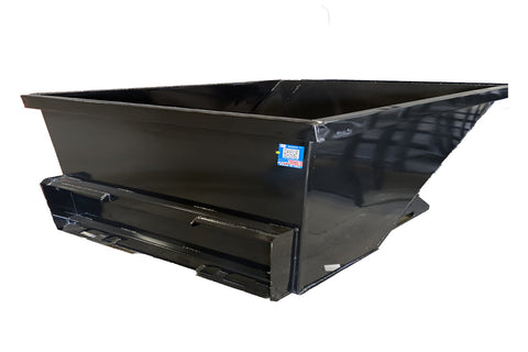 Skid Steer Hopper with Wrapped Corners, 2 Yard