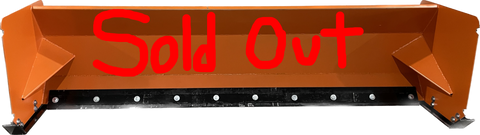 10 Foot Snow Pusher Skid Steer Attachment (SOLD OUT FOR SEASON)