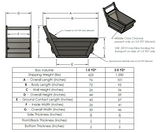 3 Yard Bedding Box (Standard Duty)