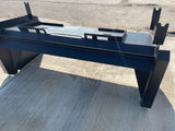 (SOLD OUT) 6 Foot Light Commercial Snow Pusher Skid Steer Attachment (Local Pickup)