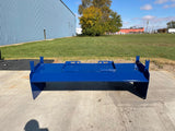 (SOLD OUT) 8 Foot Light Commercial Snow Pusher Skid Steer Attachment