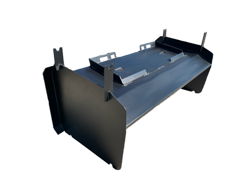 6 Foot Light Commercial Snow Pusher Skid Steer Attachment
