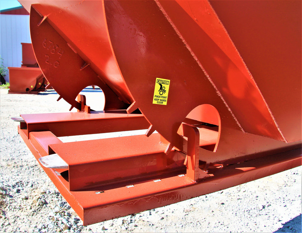 Light Duty Stackable Hopper, 1.5 Yard